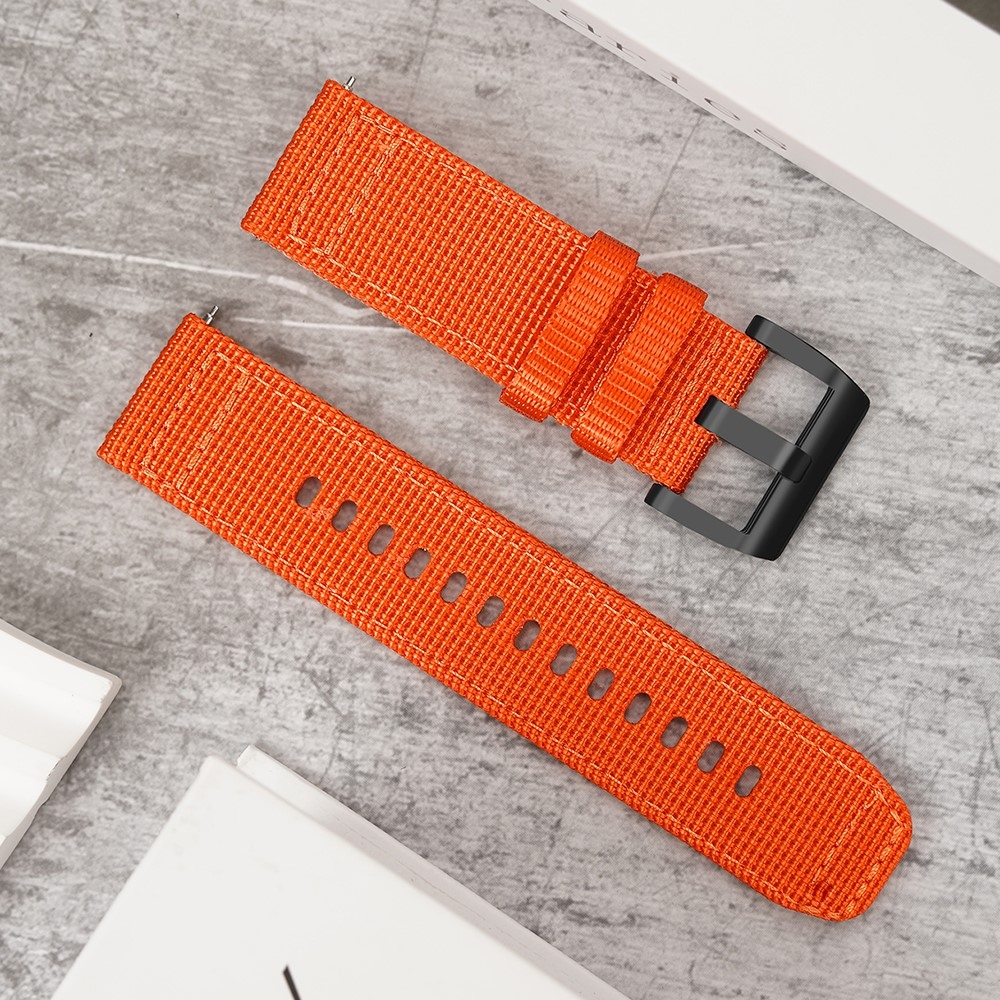 Barely nylonový remienok na Xiaomi Watch S4 47mm - oranžový