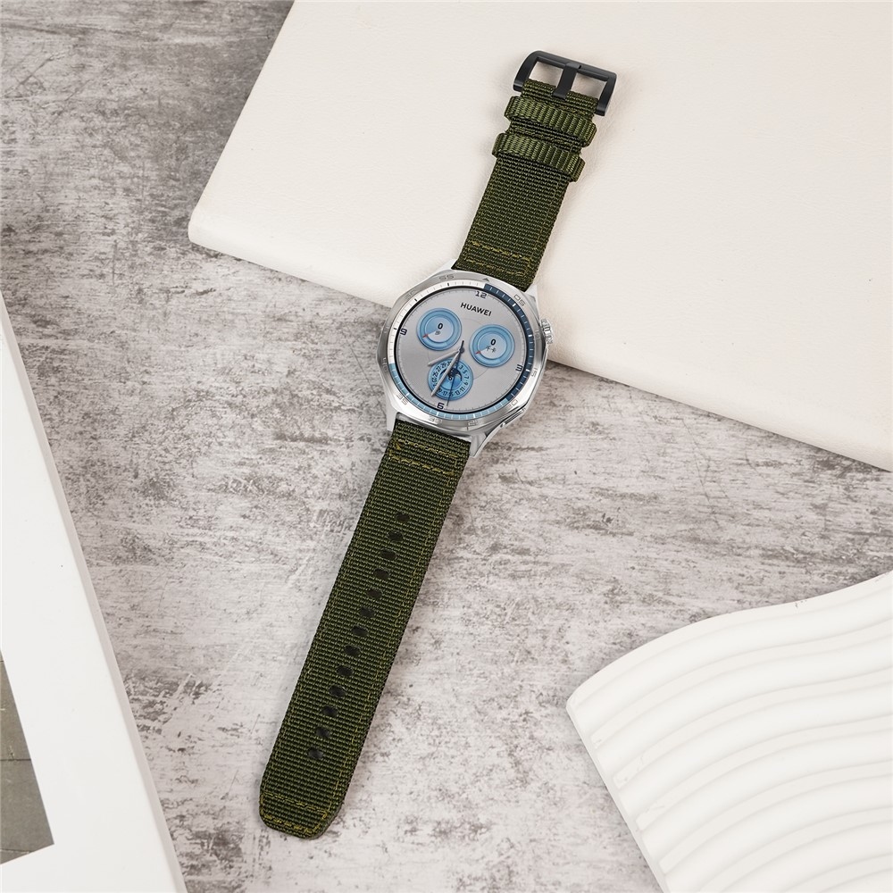 Barely nylonový remienok na Xiaomi Watch S4 47mm - tmavozelený
