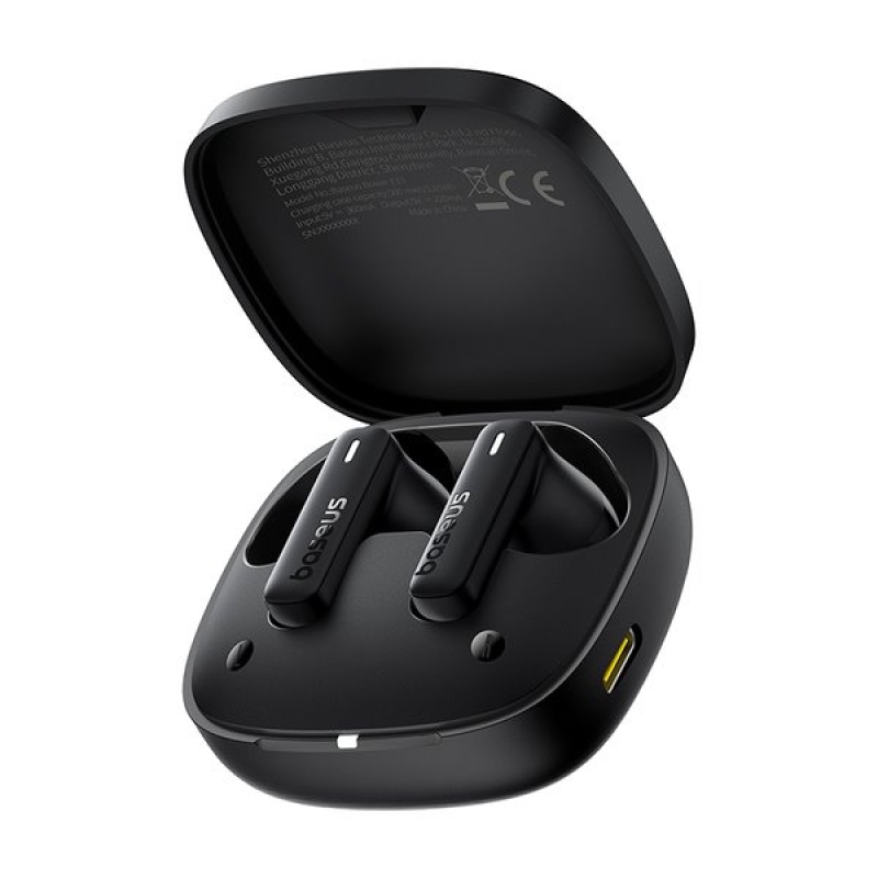 Bezdrôtové slúchadlá Baseus Bowie E19 Cluster Black