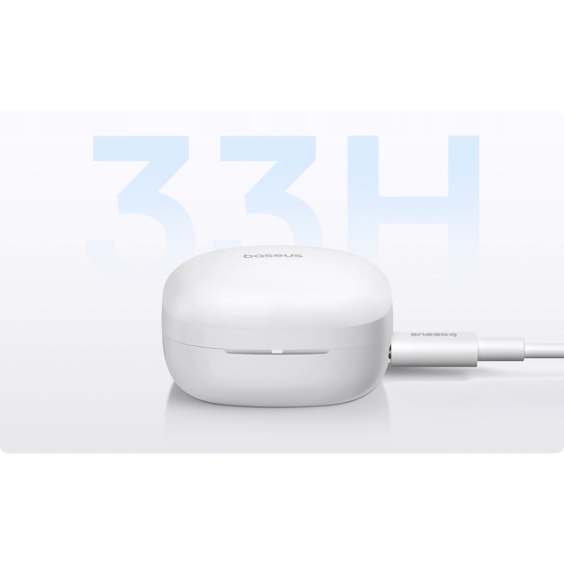 Bezdrôtové slúchadlá Baseus Bowie E19 Stellar White