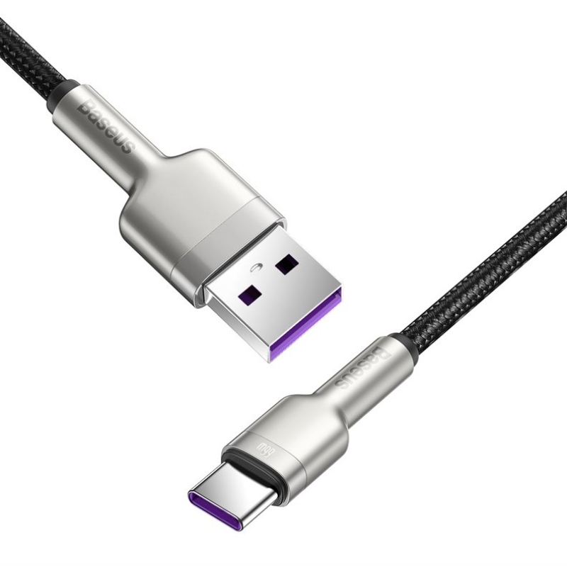 Baseus CAKF000001 Cafule Dátový Kábel USB-USB-C 66W 0,25m Black