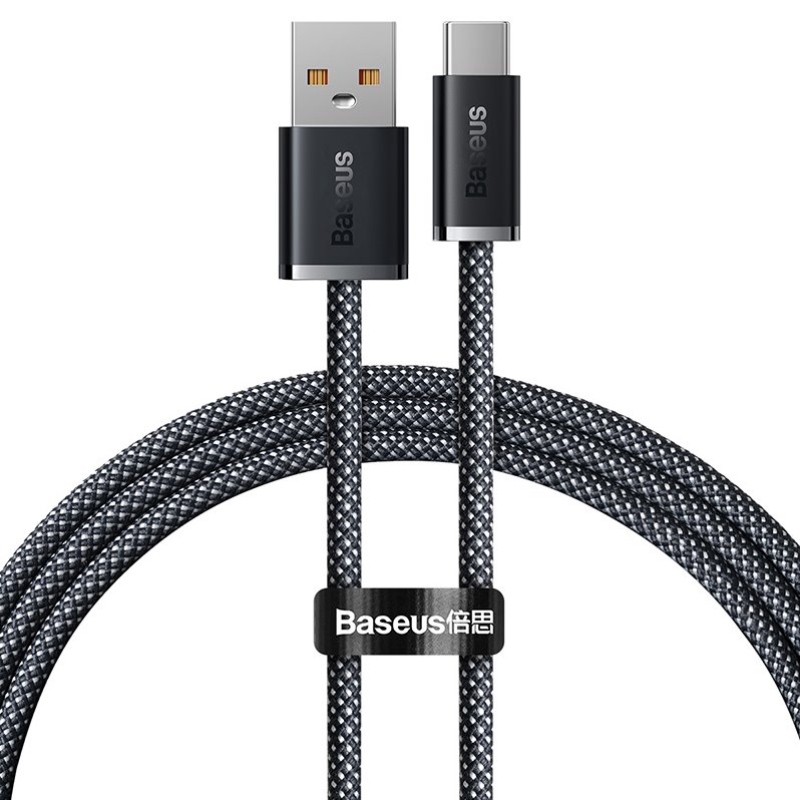 Baseus CALD000616 Dynamic Series Fast Charging Dátový Kábel USB - USB-C 100W 1m Gray