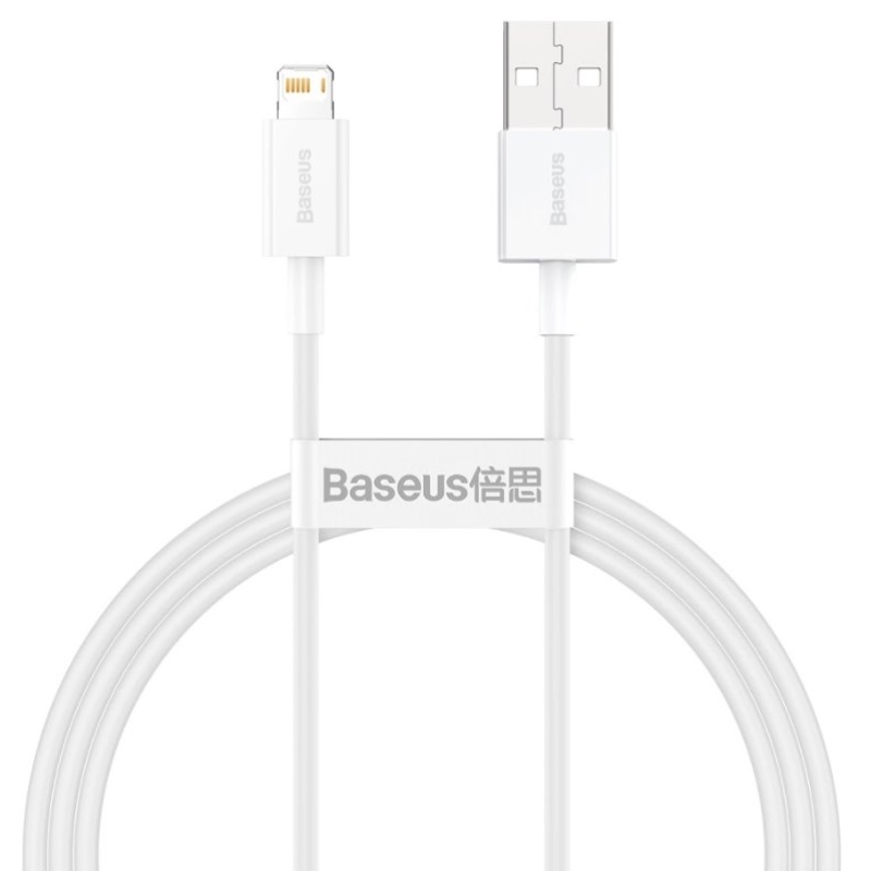 Baseus CALYS-A02 Superior Fast Charging Kábel Lightning 2.4A 1m White