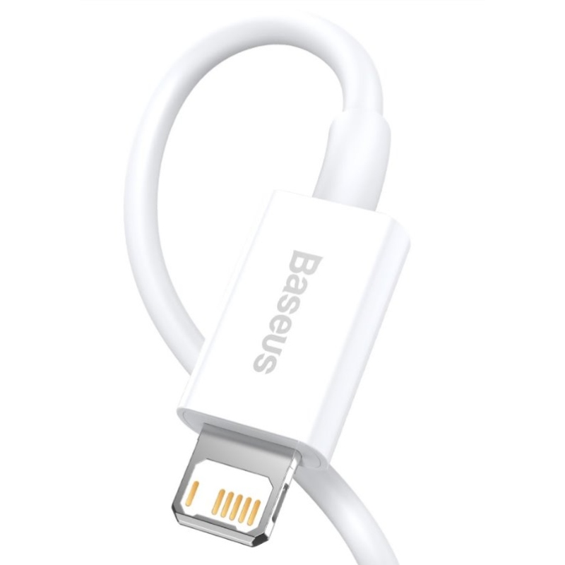 Baseus CALYS-B02 Superior Fast Charging Kábel Lightning 2.4A 1.5m White