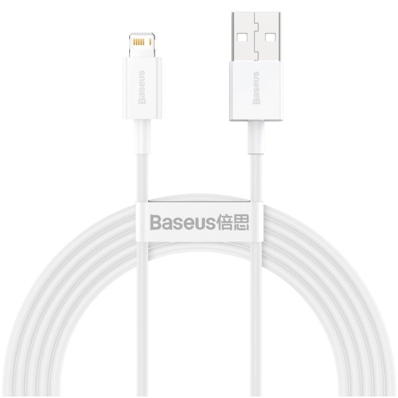 Baseus CALYS-C02 Superior Fast Charging Kábel Lightning 2.4A 2m White