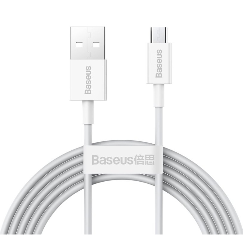 Baseus CAMYS-A02 Superior Fast Charging Dátový Kábel MicroUSB 2A 2m White