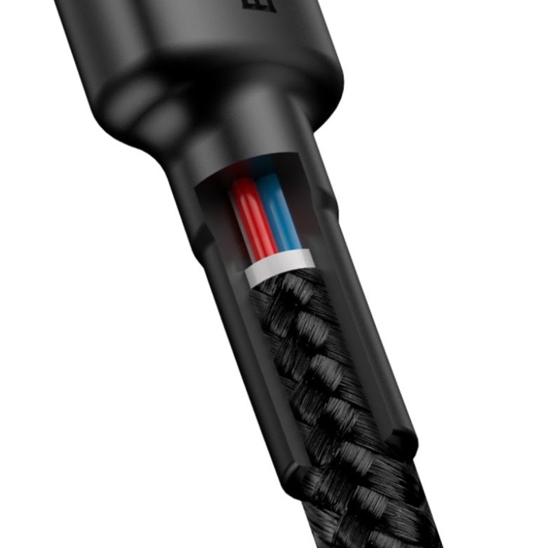 Baseus CATKLF-HG1 Cafule Kábel USB-C 60W 2m Gray/Black