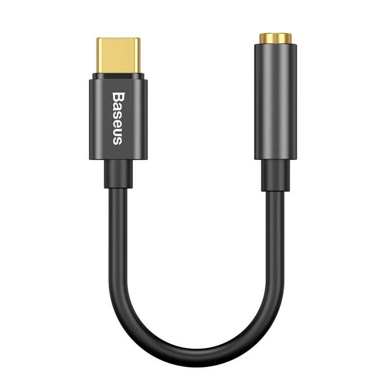 Baseus CATL54-01 Káblová Redukcia z USB-C na 3,5 mm Audio Jack L54 (female) Black