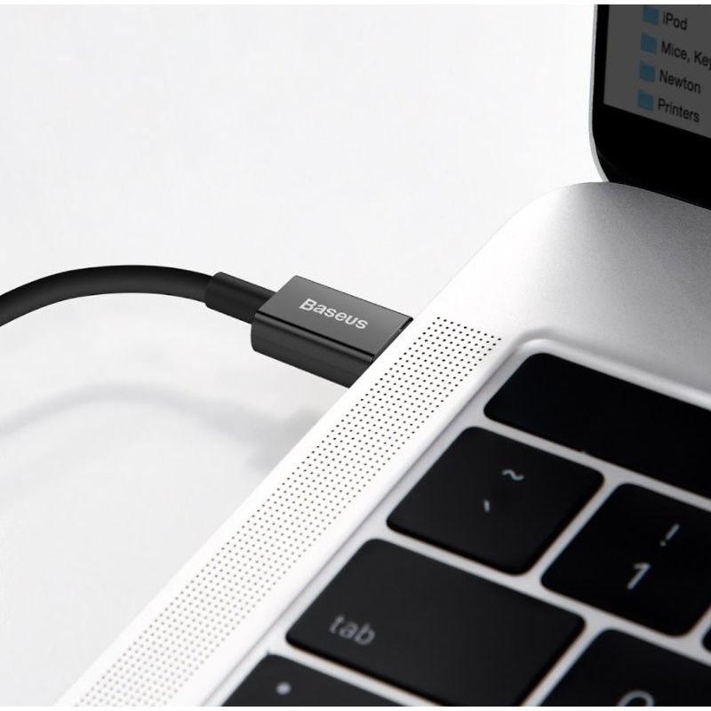 Baseus CATLYS-C01 Superior Fast Charging Dátový Kábel USB-C to Lightning 20W 2m Black