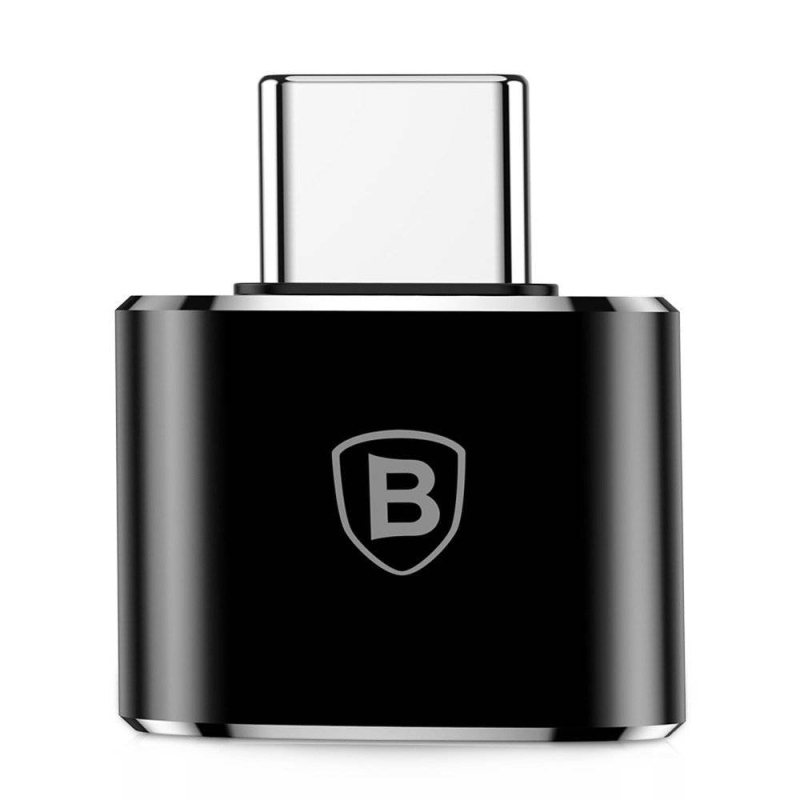 Baseus CATOTG-01 Adaptér z USB-A na USB-C Black