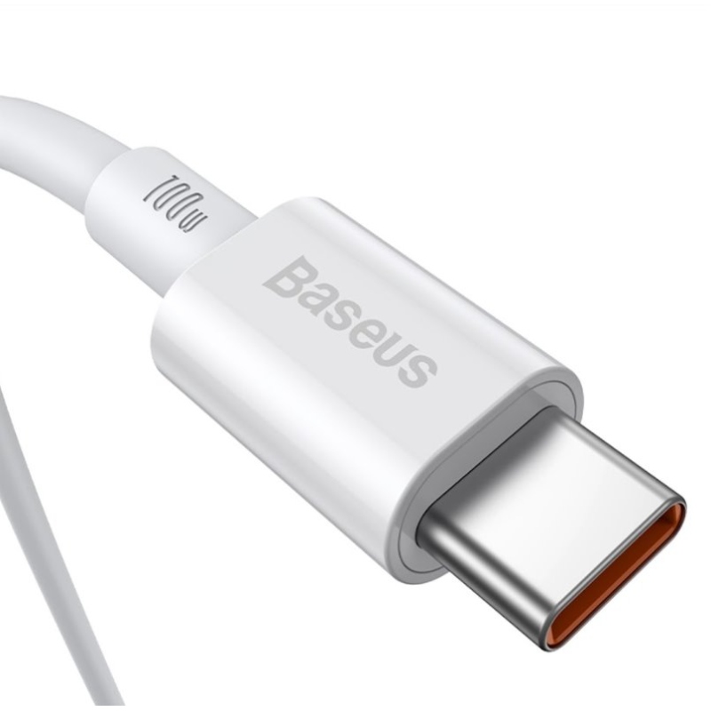 Baseus CATYS-C02 Superior Fast Charging Dátový Kábel USB-C - USB-C 100W 2m White