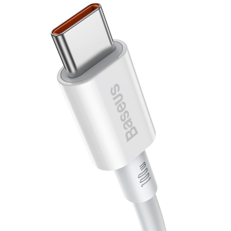 Baseus CATYS-C02 Superior Fast Charging Dátový Kábel USB-C - USB-C 100W 2m White