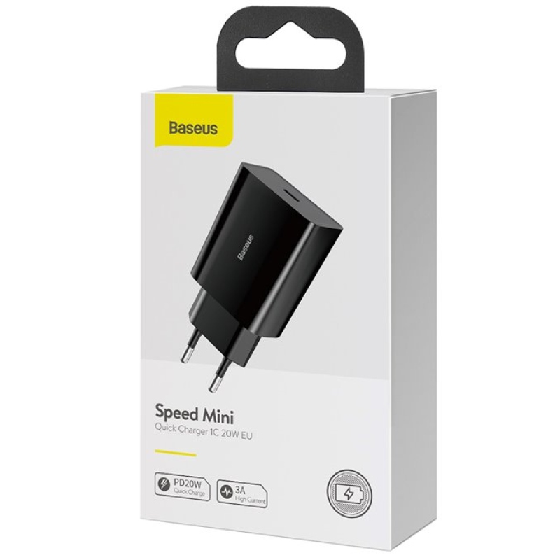 Baseus CCFS-SN01 Speed ​​Mini Nabíjačka USB-C 20W Black