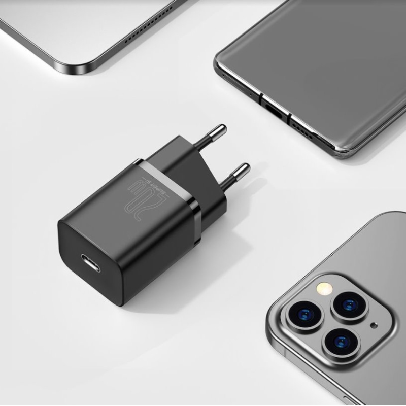 Baseus CCSUP-B01 Super Si Quick Nabíjačka USB-C 20W Black