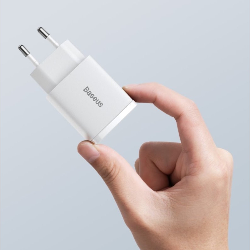 Baseus CCXJ-B02 Compact Quick Nabíjačka USB/USB-C 20W White