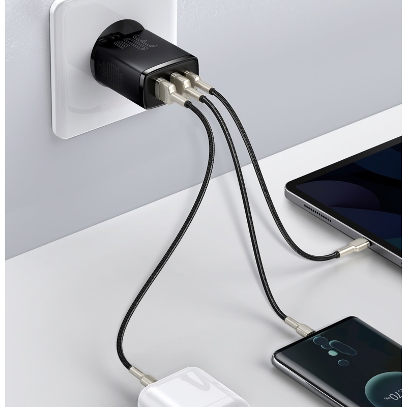 Baseus CCXJ-E01 Compact Quick Nabíjačka USB-C 30W Black