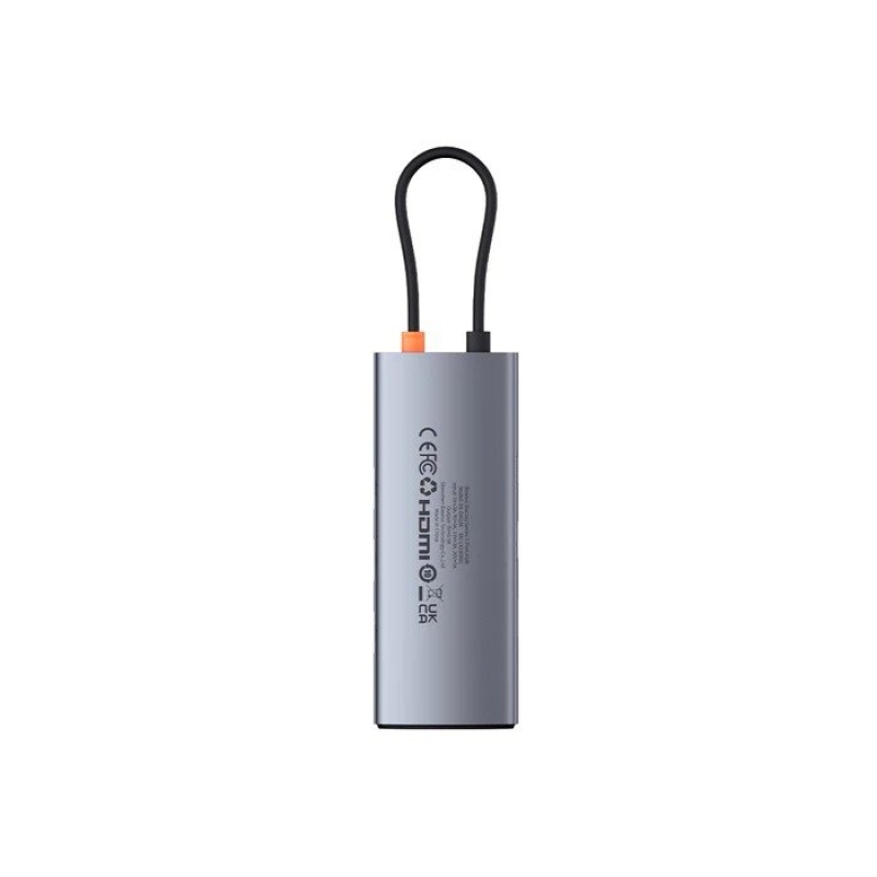 Baseus Metal Gleam Series 7in1 USB-C HUB Dokovacia stanica Space Grey