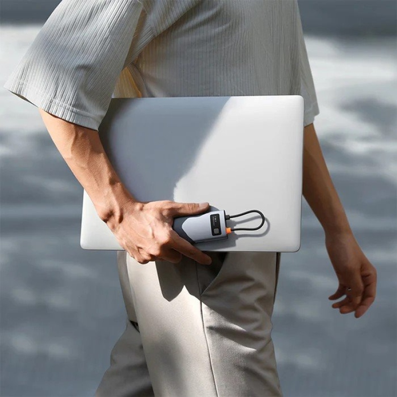 Baseus Metal Gleam Series 7in1 USB-C HUB Dokovacia stanica Space Grey