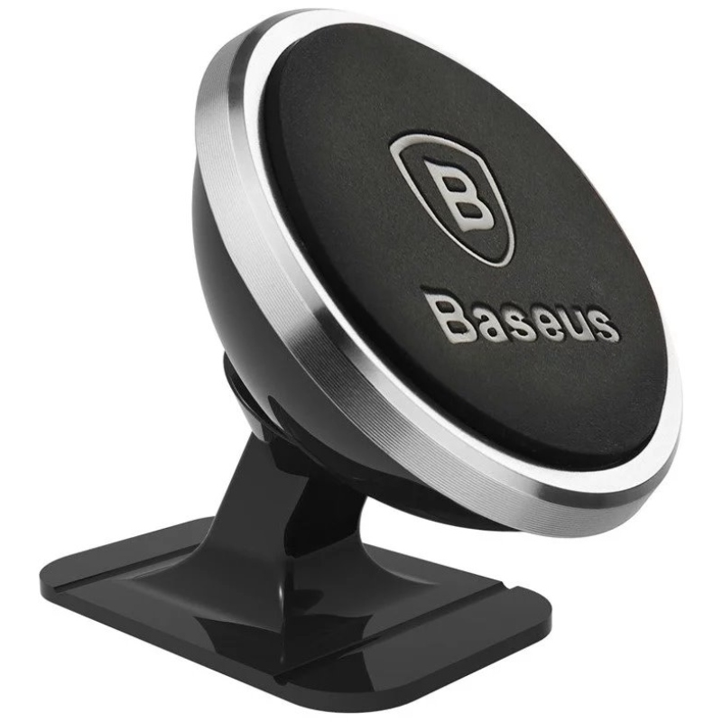 Baseus SUCX140012 Otočný Magnetický Držiak Telefónu Silver