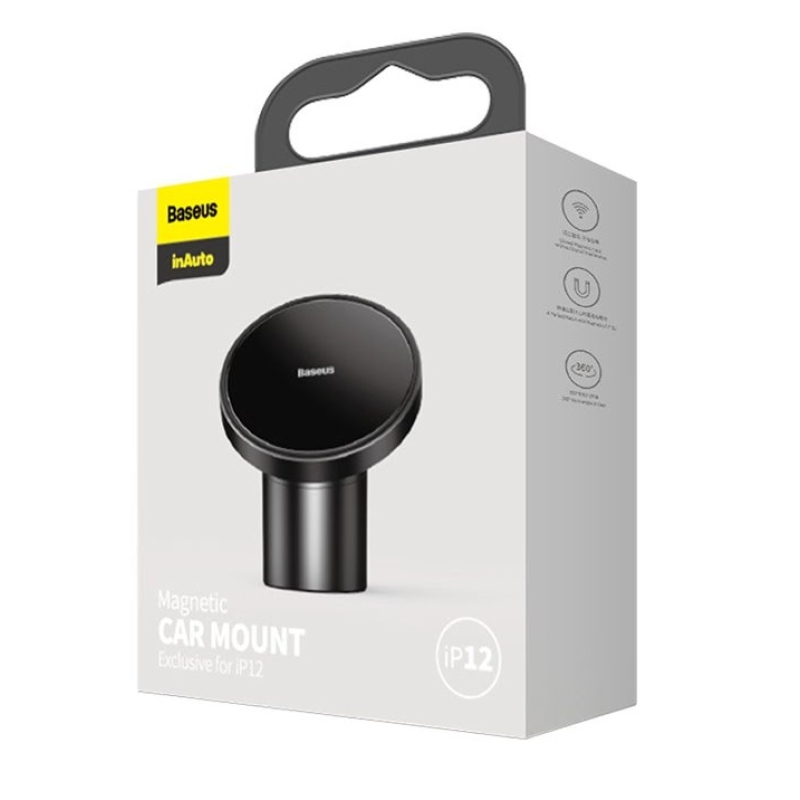 Baseus SULD-01 Magnetic Car Mount Držiak na Palubnú Dosku a do Ventilácie Black