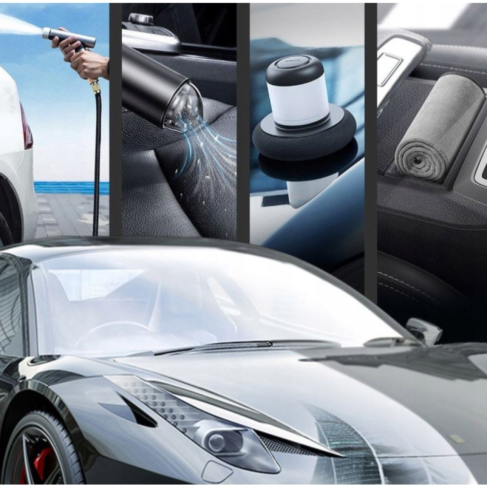 Baseus uterák na karosérii auta z mikrovlákna (40x80 cm) - šedý