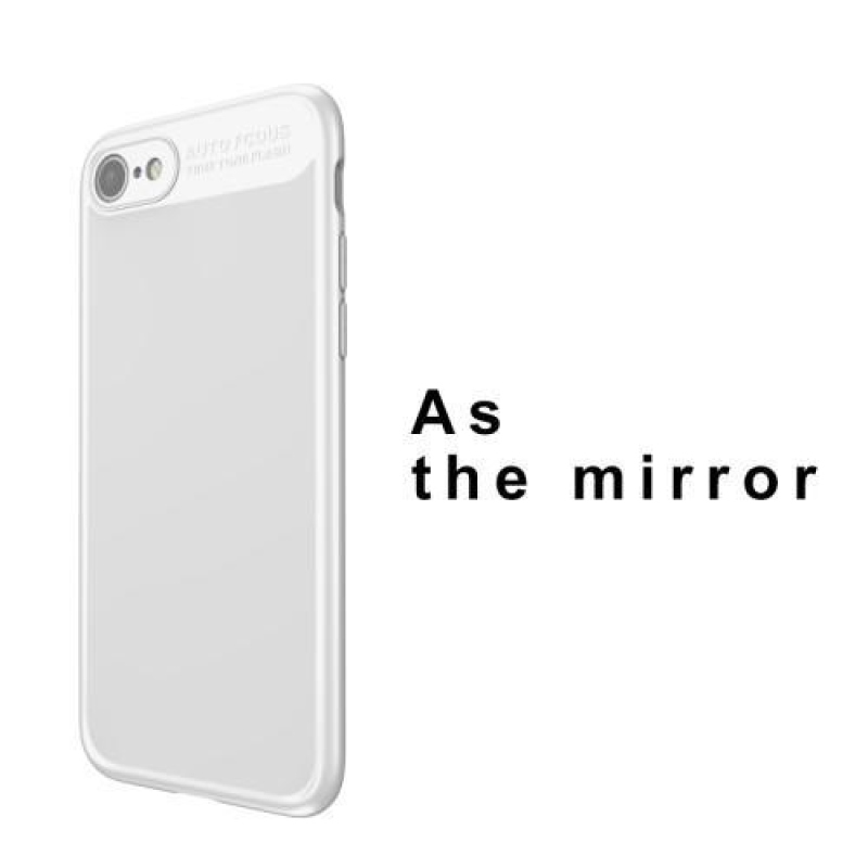 Bass zrkadlový slim gélový obal naiPhone 7 a iPhone 8 - biely