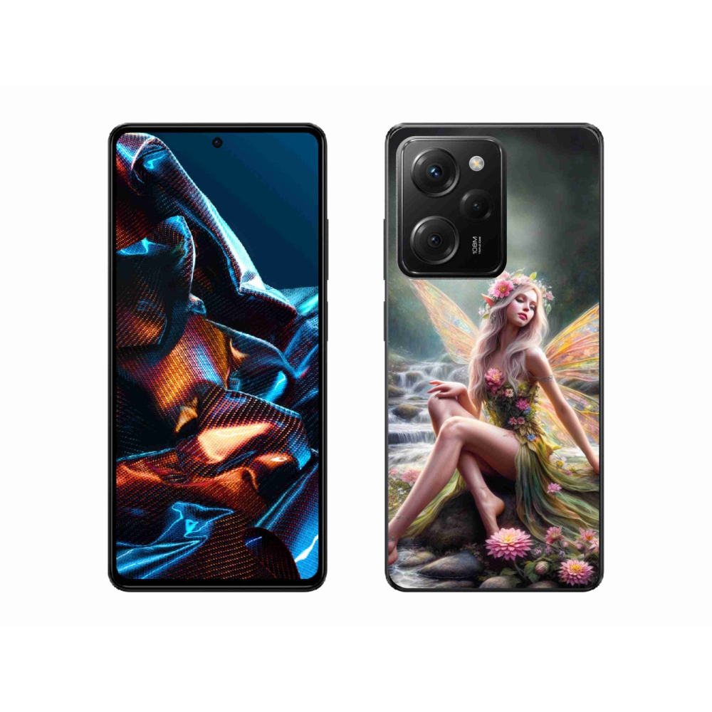 Gélový kryt mmCase na Xiaomi Poco X5 Pro 5G - motýlia žena 1