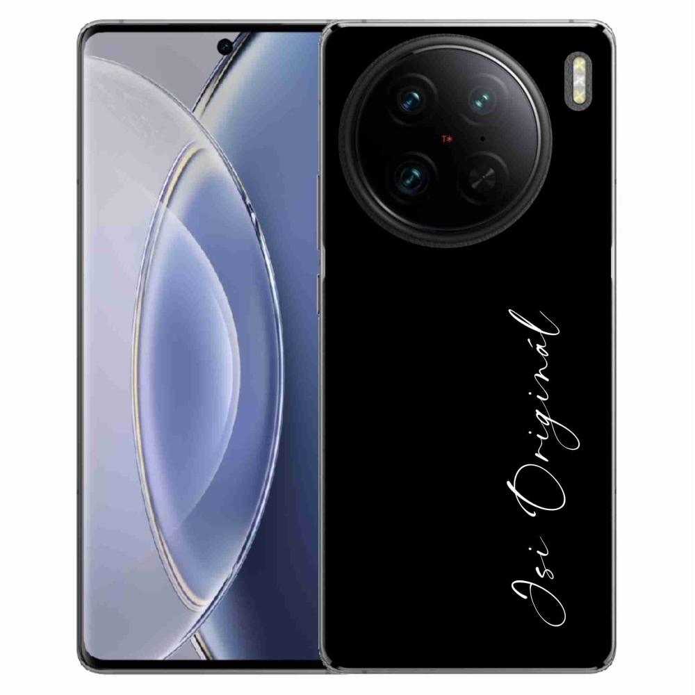 Gélový kryt mmCase na Vivo X90 Pro - si originál čierne pozadie