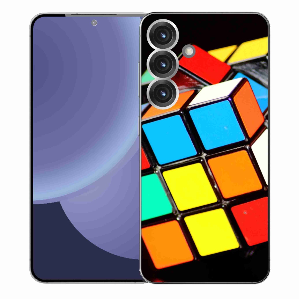Gélový kryt mmCase na Samsung Galaxy S25+ - rubikova kocka