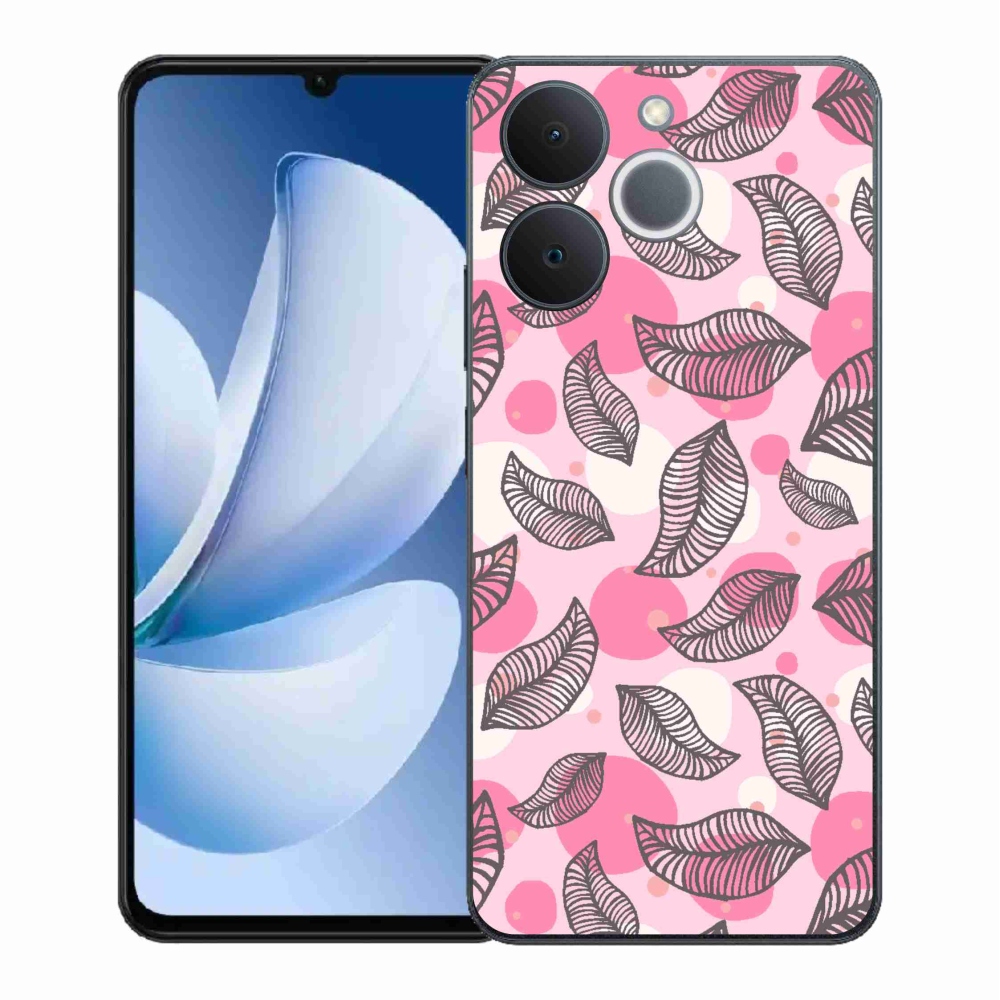 Gélový kryt mmCase na Realme Note 70T - kreslené padajúce listy