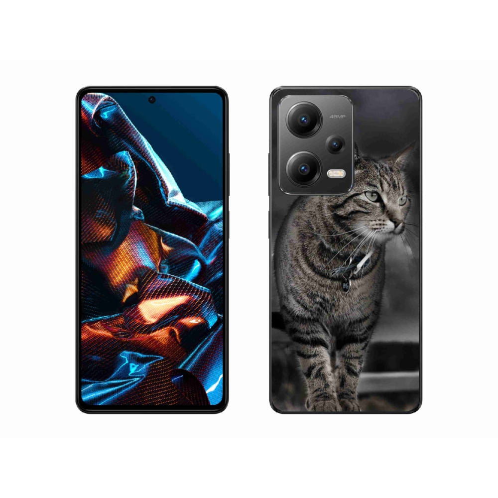 Gélový kryt mmCase na mobil Xiaomi Redmi Note 12 Pro 5G - mačka