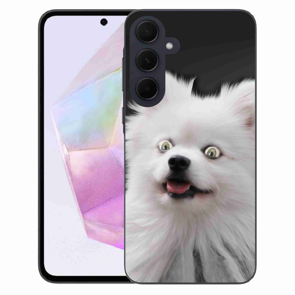 Gélový kryt mmCase na Samsung Galaxy A35 5G - biely špic