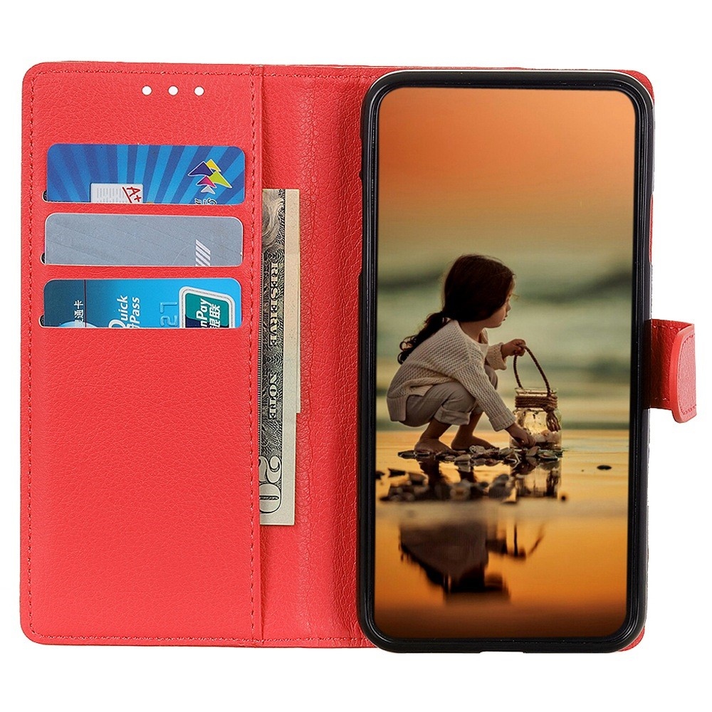 Litchie knižkové puzdro na Huawei Nova 11i - červené