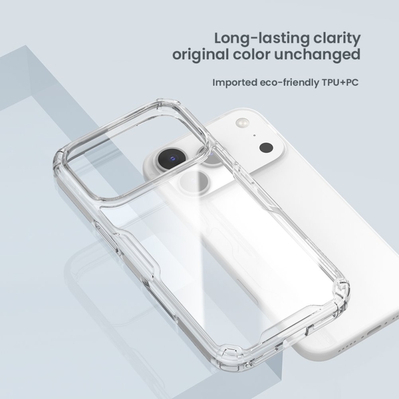 Nillkin Nature TPU PRO kryt pre Apple iPhone 17 Pro Transparent