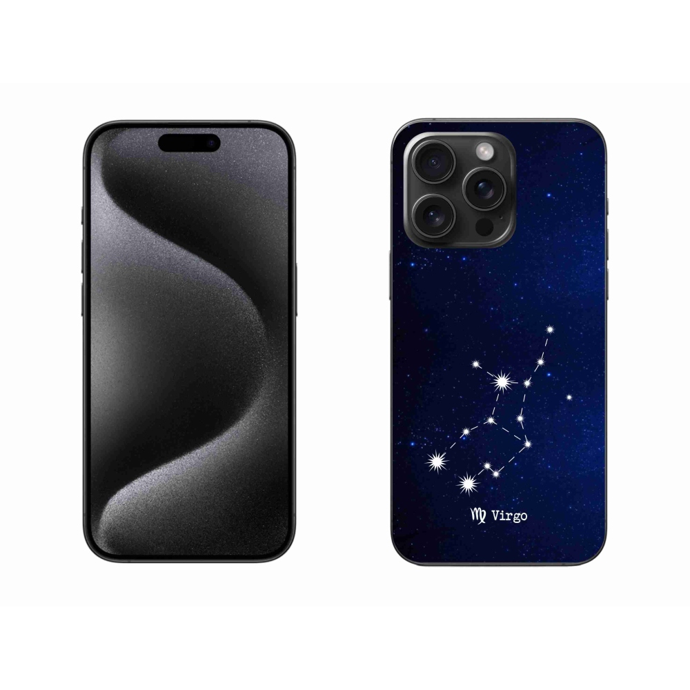 Gélový kryt mmCase na iPhone 15 Pro Max - súhvezdie Panny