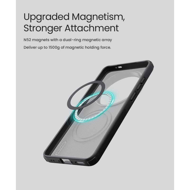 Nillkin Super Frosted PRO Magnetic zadný kryt pre Vivo X300 Ultra Black