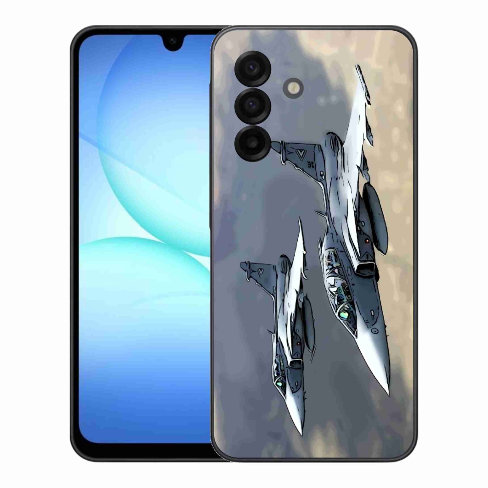 Gélový kryt mmCase na Samsung Galaxy A17 4G/5G - stíhačky