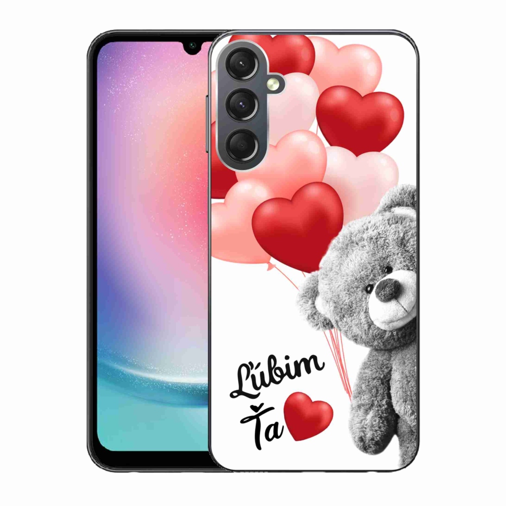 Gélový obal mmCase na Samsung Galaxy A24 - ľúbim ťa sk