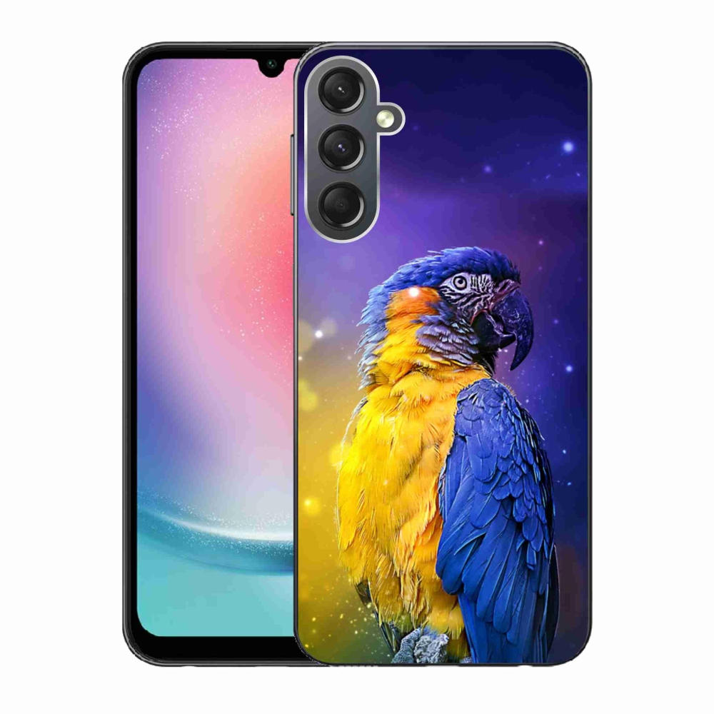 Gélový obal mmCase na Samsung Galaxy A24 - papagáj ara 1