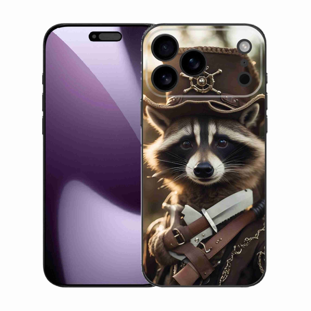 Gélový kryt mmCase na iPhone 17 Pro Max - mýval v uniforme