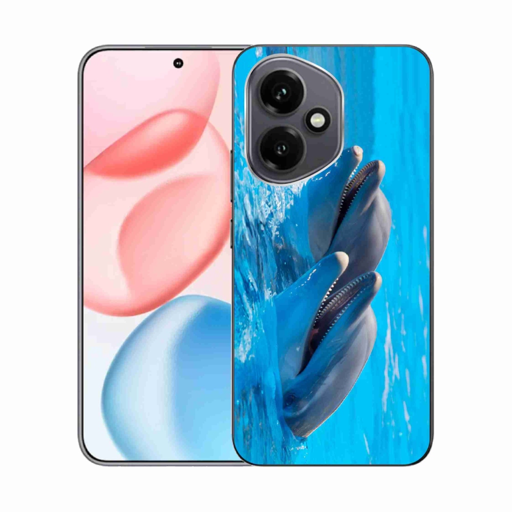 Gélový kryt mmCase na Honor 400 - delfíny