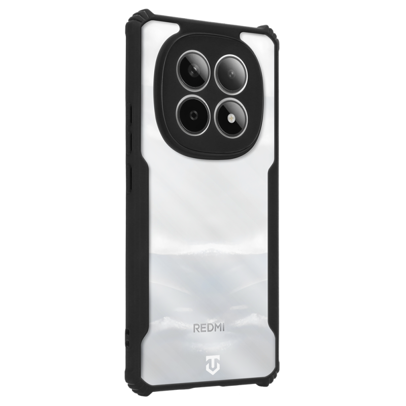 Taktický kryt Quantum Stealth pre Xiaomi Redmi Note 15 5G Clear/Black