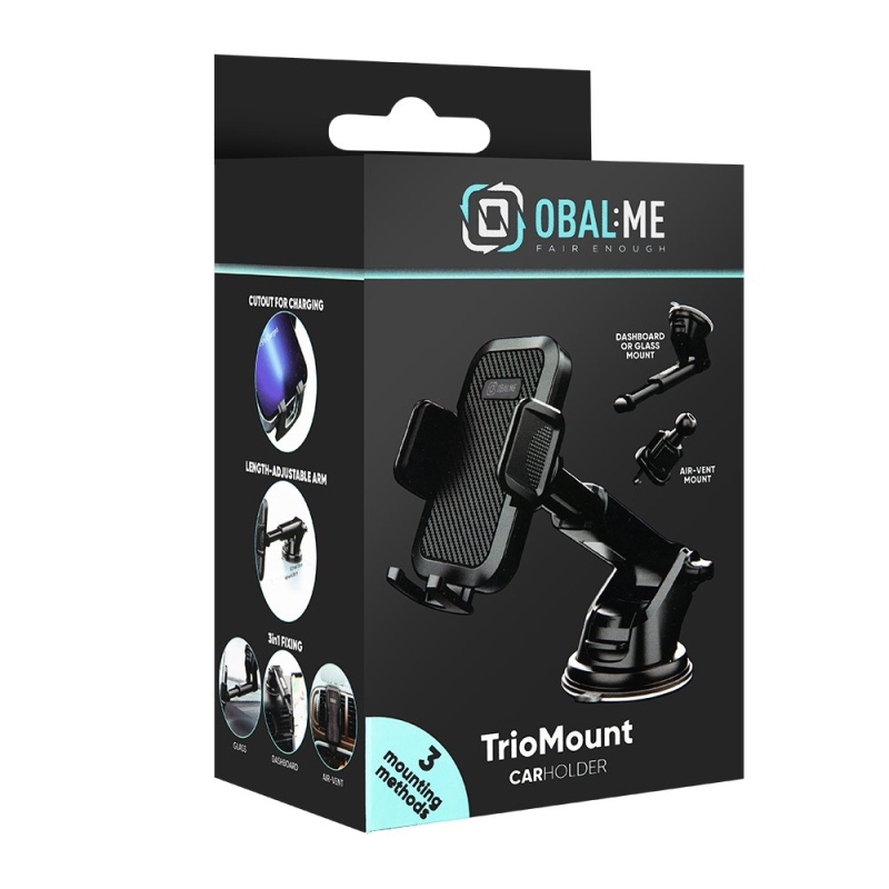 BALENIE:ME TrioMount Car Mount Black