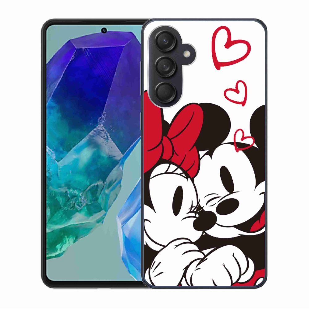 Gélový kryt mmCase na Samsung Galaxy M55 5G - mínnie a mickey