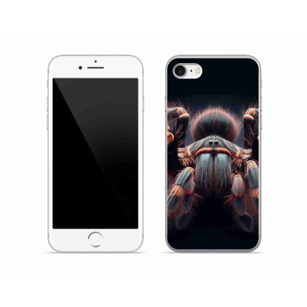 Gélový kryt mmCase na iPhone SE (2020) - tarantula