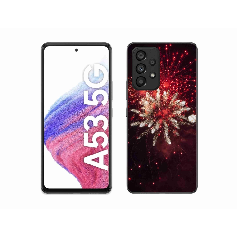 Gélový kryt mmCase na Samsung Galaxy A53 5G - ohňostroj