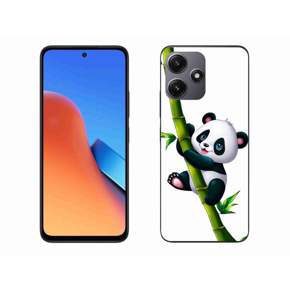 Gélový kryt mmCase na Xiaomi Redmi 12 5G - panda na bambuse