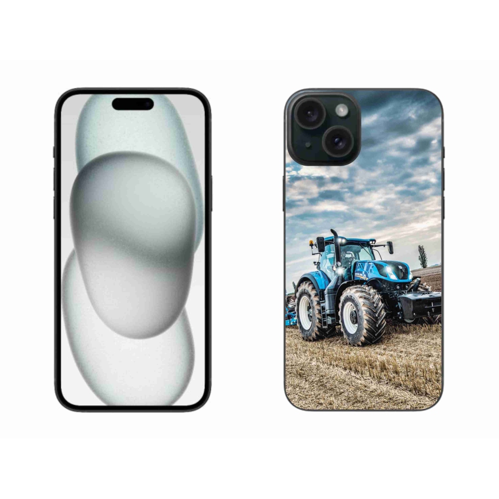 Gélový kryt mmCase na iPhone 15 Plus - traktor 2