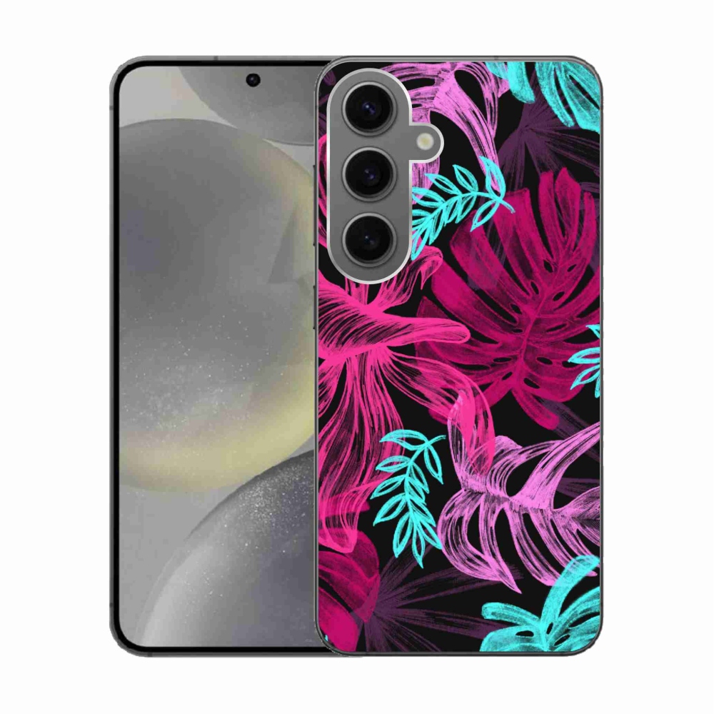 Gélový kryt mmCase na Samsung Galaxy S24 - kvety 1