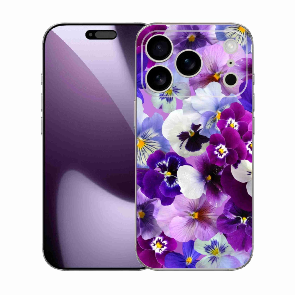 Gélový kryt mmCase na iPhone 17 Pro - kvety 9